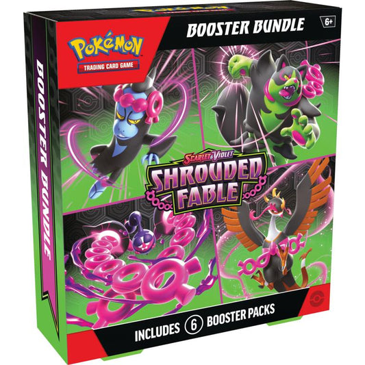 FolksVibes Pokémon Scarlet & Violet Shrouded Fable Booster Bundle Box – Official Pokémon TCG Product
