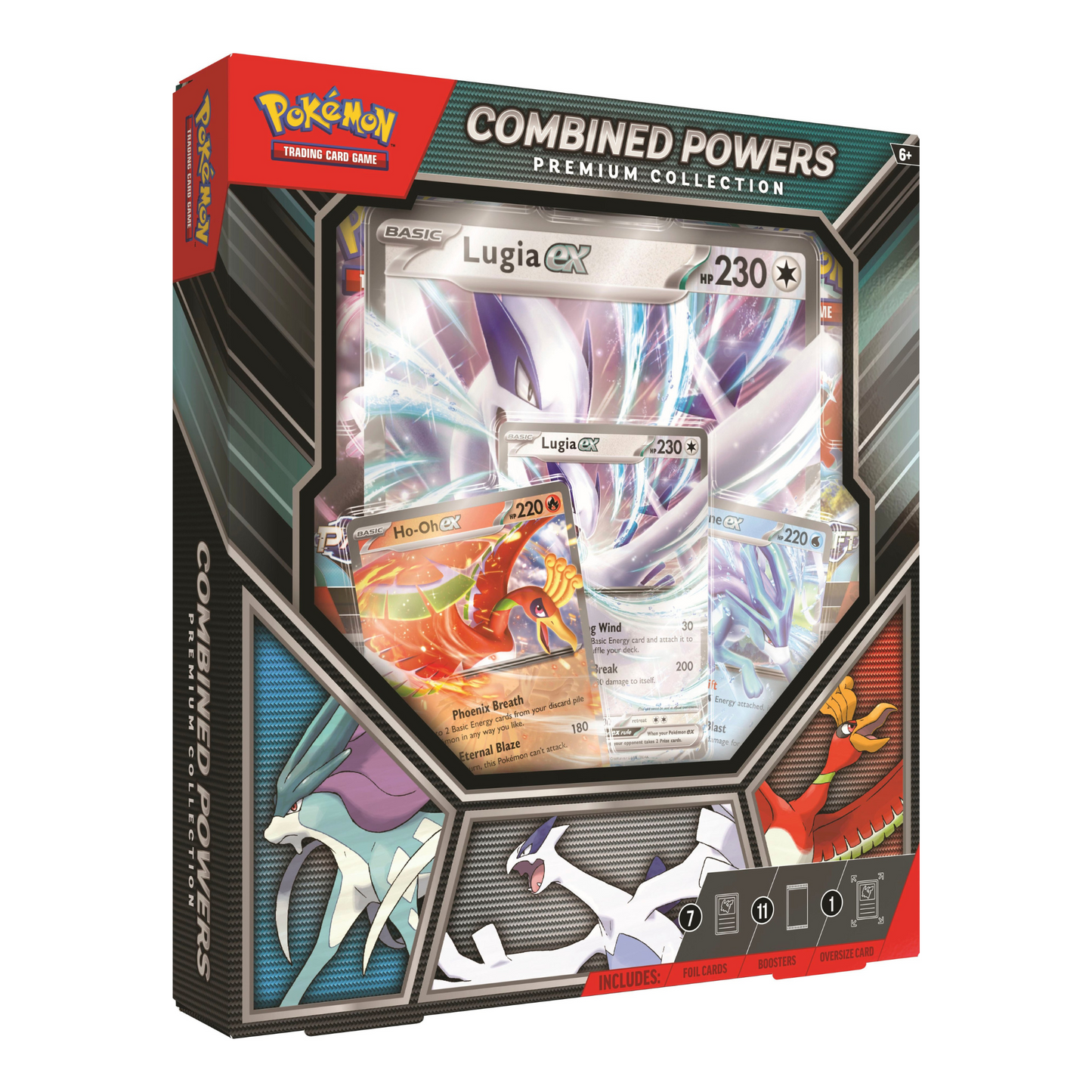 FolksVibes Pokémon Combined Powers Premium Collection 6 Box Case – Official Pokémon TCG Product