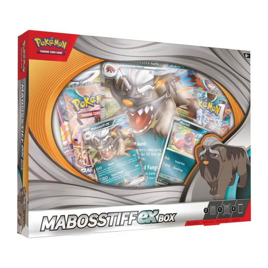 FolksVibes Pokémon Mabosstiff EX 6 Box Case – Official Pokémon TCG Product