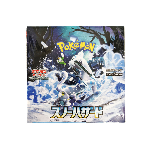 FolksVibes Japanese Pokémon Scarlet & Violet Snow Hazard Booster Box – Rare & Exclusive Cards