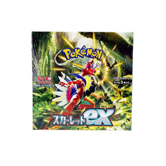 FolksVibes Japanese Pokémon Scarlet & Violet Scarlet ex Booster Box – Rare & Exclusive Cards