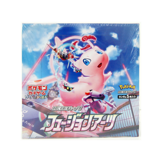 FolksVibes Japanese Pokémon Sword & Shield Fusion Arts Booster Box – Rare & Exclusive Cards