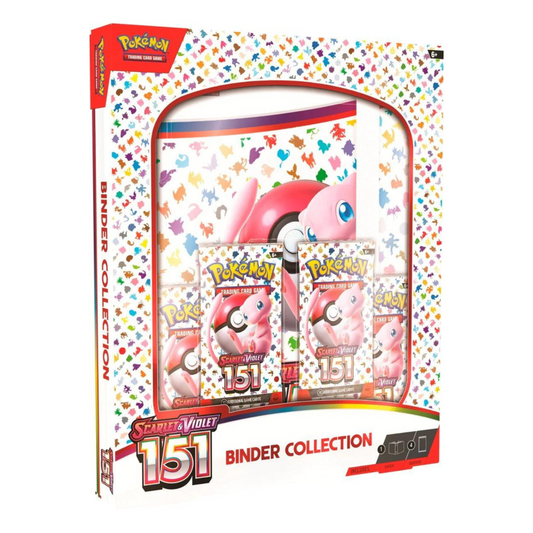 FolksVibes Pokémon Scarlet & Violet 151 Binder Collection 6 Box Case – Official Pokémon TCG Product