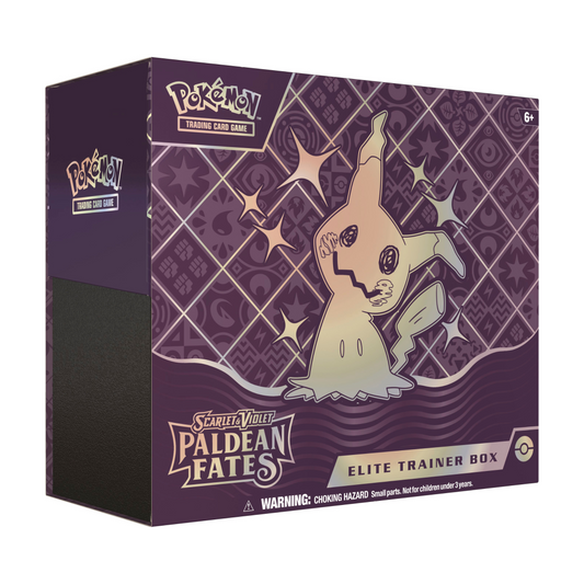 FolksVibes Pokémon Scarlet & Violet Paldean Fates Elite Trainer Box – Complete Trainer Kit with Accessories