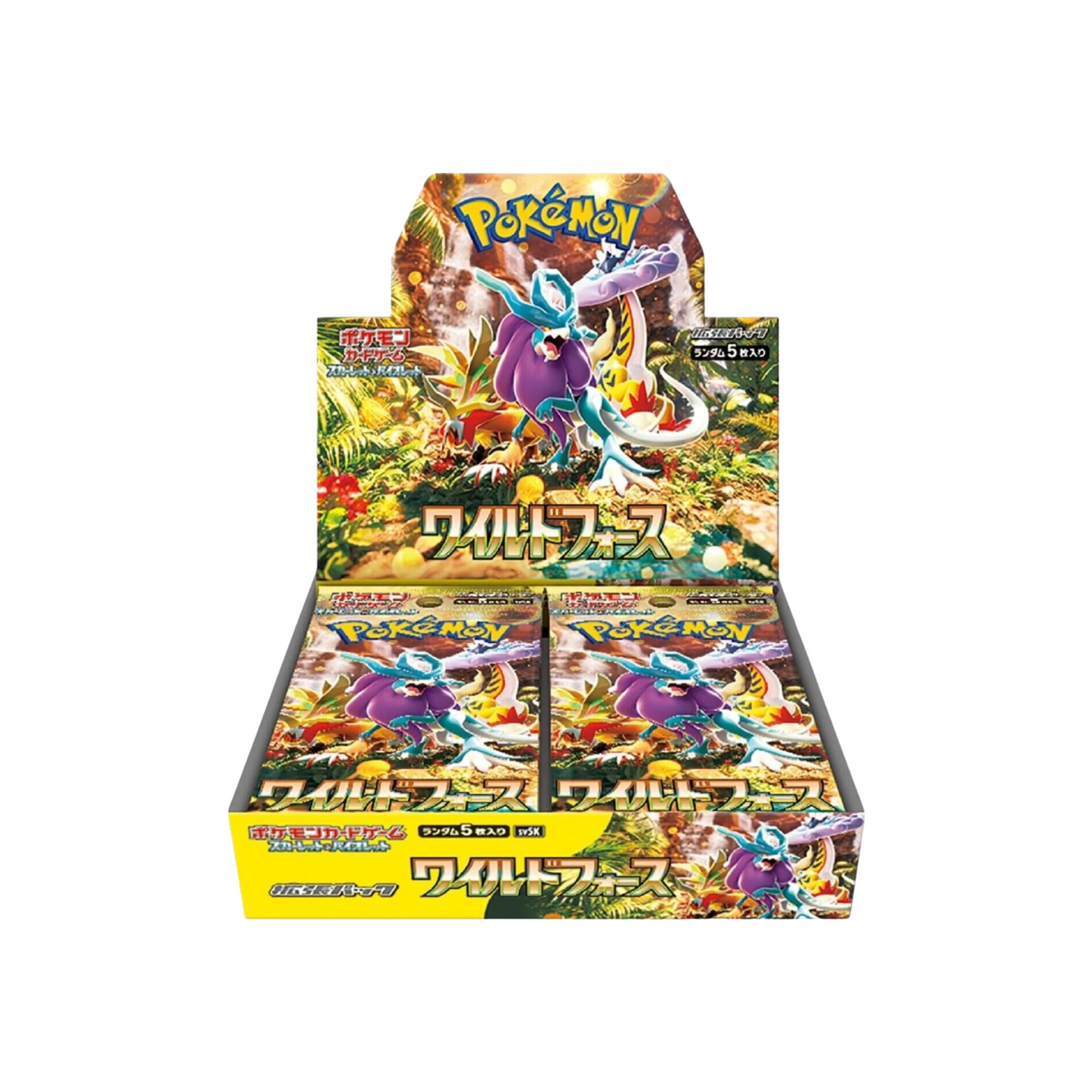 FolksVibes Japanese Pokémon: Wild Force Booster Box (Japanese) – Rare & Exclusive Cards