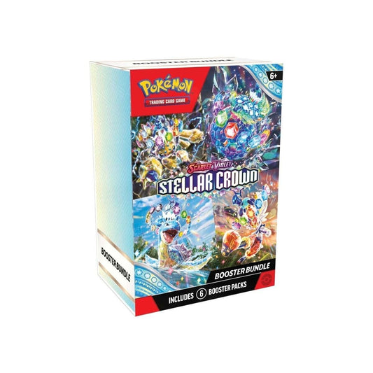 FolksVibes Stellar Crown 6 Pack Booster Bundle – Official Pokémon TCG Product