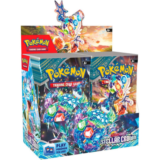 FolksVibes Stellar Crown Booster Display Box – Official Pokémon TCG Product