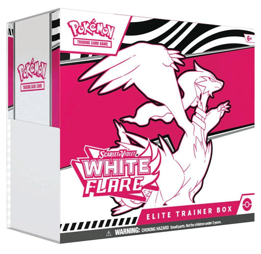 FolksVibes Pokémon TCG White Flare Elite Trainer Box – Complete Trainer Kit with Accessories