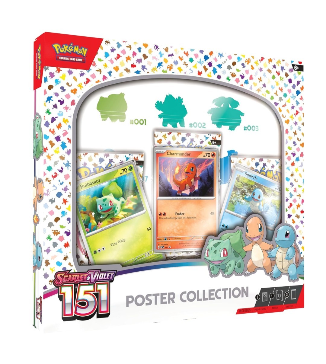FolksVibes 151 Poster Collection Box – Official Pokémon TCG Product