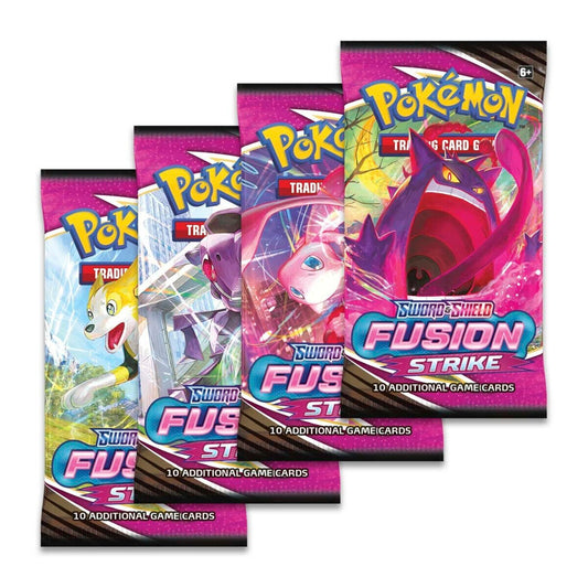 FolksVibes Pokémon TCG Fusion Strike Sealed Booster Packs SET 4 – Authentic Japanese Pokémon Cards