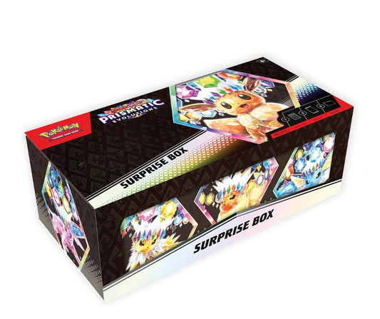 FolksVibes Prismatic Evolutions Surprise Box – Official Pokémon TCG Product