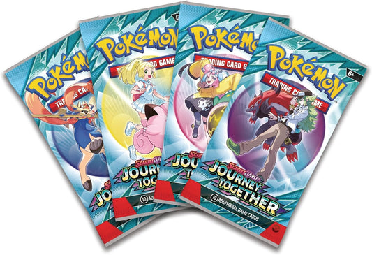 FolksVibes Pokémon TCG Journey Together Booster Packs - SET OF 4 – Authentic Japanese Pokémon Cards