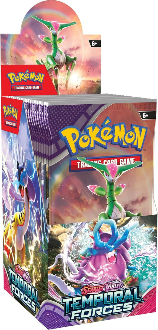 FolksVibes Japanese Pokémon TCG Temporal Forces Half - Booster Box – Rare & Exclusive Cards