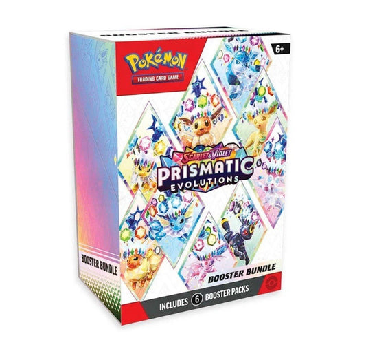 FolksVibes Prismatic Evolutions Booster Bundle – Official Pokémon TCG Product