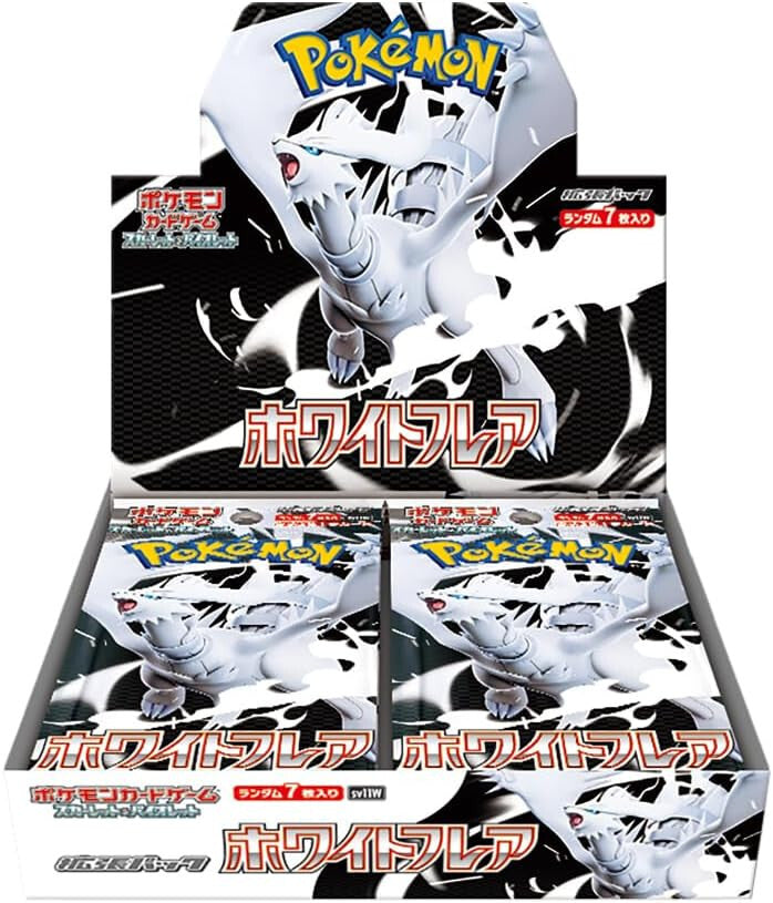 FolksVibes Japanese Pokémon TCG Scarlet & Violet - Japanese White Flare Booster Box – Rare & Exclusive Cards