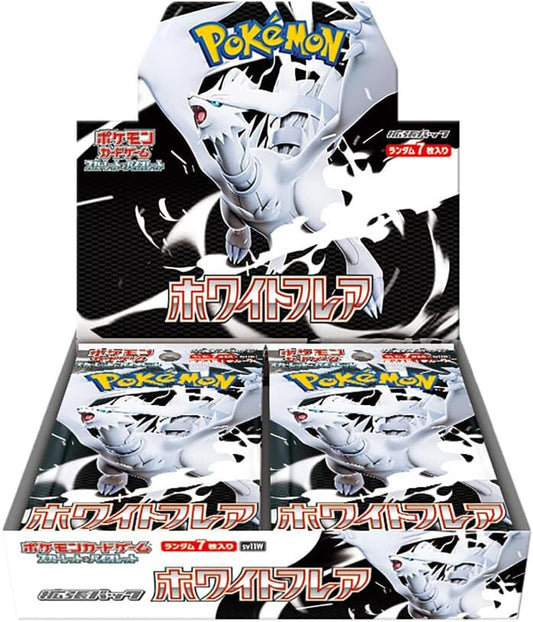 FolksVibes Japanese Pokémon TCG Scarlet & Violet - Japanese White Flare Booster Box – Rare & Exclusive Cards