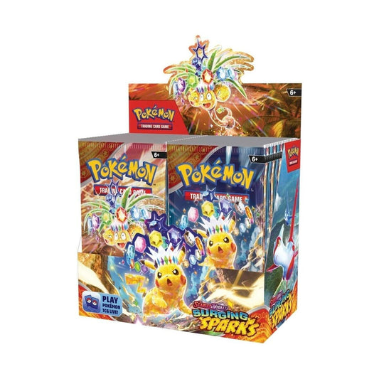 FolksVibes Japanese Pokémon TCG Scarlet & Violet - Surging Sparks SV08 Sealed Booster Box – Rare & Exclusive Cards