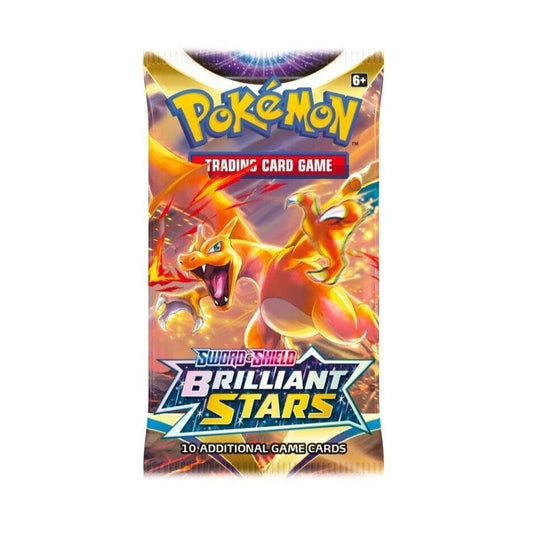 FolksVibes Brilliant Stars Charizard Art Booster Pack – Authentic Japanese Pokémon Cards