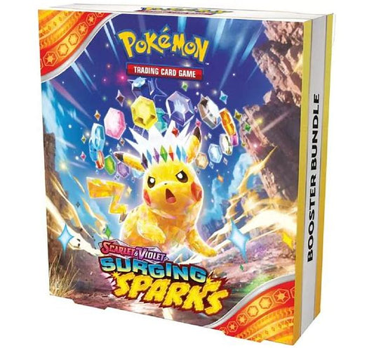 FolksVibes Pokémon Scarlet & Violet Surging Sparks Booster Bundle – Official Pokémon TCG Product