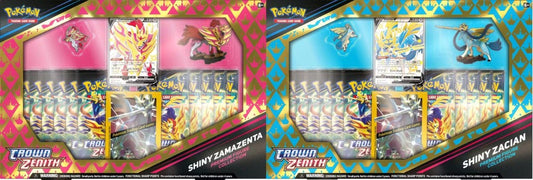 FolksVibes Pokémon Crown Zenith Premium Figure Collection Box – Official Pokémon TCG Product